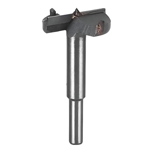Image of Forstner Drill Bit, Heavy-Duty Cemented Carbide Woodworking Hole Saw HSS Drill Bit for Bench Drill/Hand Drill/Solid Wood, Suitable forCork, Splint, Plywood, Particle Board,Plastic Plywood (40mm)