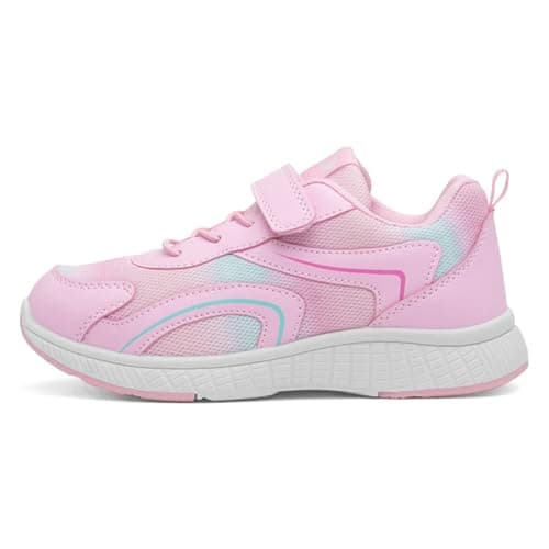 Image of XL Kids' Pink Easy Fasten Trainers - Size 4 UK - Pink