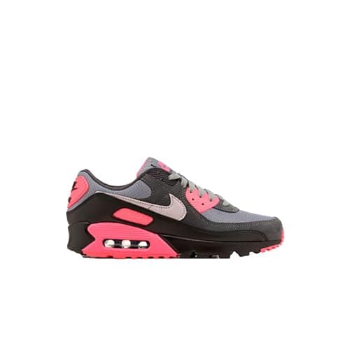 Image of NIKE Air Max 90 Men's Trainers Sneakers Shoes DM0029 (Grey/Pink/Black 010) UK 10 (EU 45)