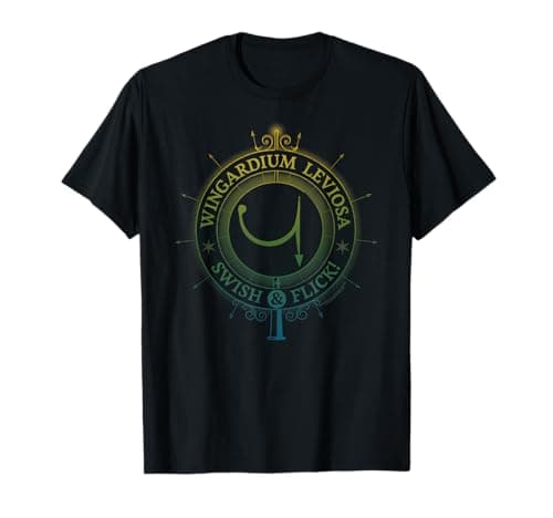 Image of Harry Potter Spells Charms Wingardium Leviosa T-Shirt