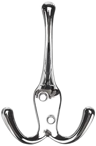 Image of Merriway® BH00829 Triple Hat and Coat Hook - Chrome Plated