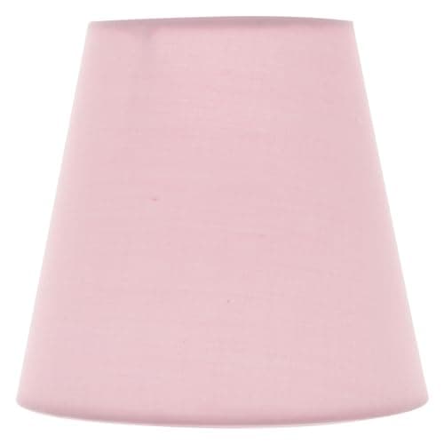 Image of Alipis E14 Fabric Lampshade for Table and Pendant Lights, Small Blush Pink Decorative Lamp Cover, Bedroom and Wall Lamp Shade Accessory