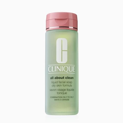 Image of Clinique All About Clean Liquid Facial Cleanser Soap, Oily Skin Formula for Combination Oily to Oily Skin
