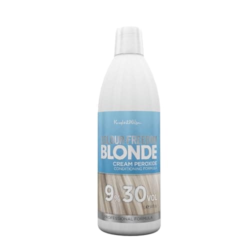 Image of Knight & Wilson Colour Freedom Professional Blonde Hair Developer, 9% 30 VOL Cream Peroxide, Conditioning Formula, 1000ml