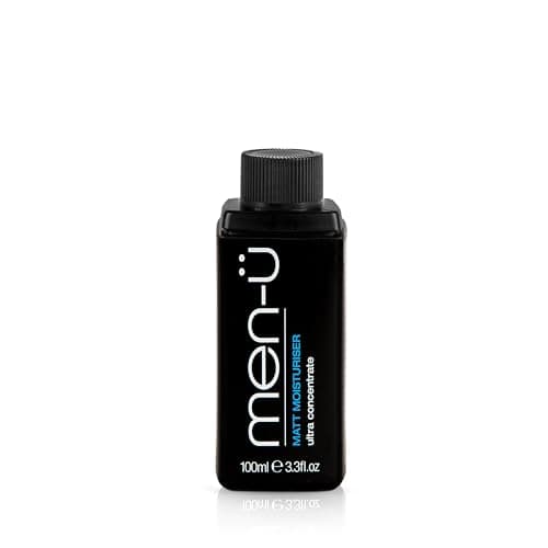 Image of men-u MATT FACE MOISTURISER 100ml REFILL, up to 120 applications, Ultra-Concentrate Mens Moisturiser, Use on the Face and Neck for Matt, Smooth & Firm Surface