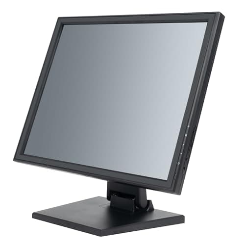Image of MIIWWOWO 17" LCD Touch Screen Monitor VGA USB POS System Cash Register Adjustable Angle Touchscreen Commercial Monitor High Resolution Multi-Touch Screen Industrial Monitor