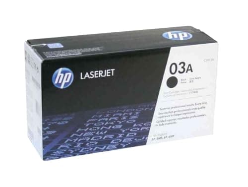 Image of HP Hewlett Packard 5p 5mp 6P 6MP 03A laser toner cartridge - black C3903A