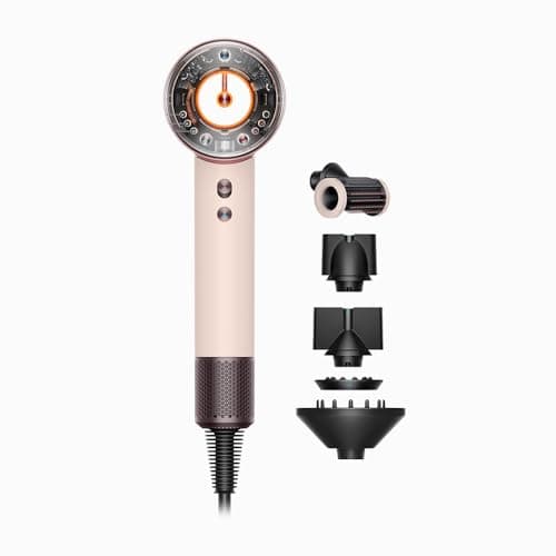 Image of Dyson Supersonic Nural™ Hair Dryer Straight+Wavy – Fast, Intelligent Drying with no Heat Damage, Automatic Temperature Adjustment, Includes 5 Intelligent attachments