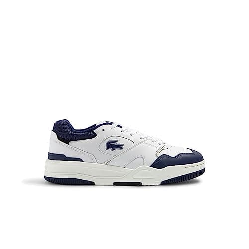 Image of Lacoste Mens Shot Trainers White/Navy 10