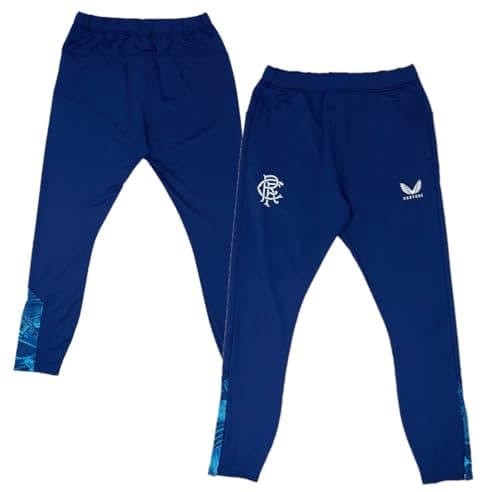 Image of Castore Rangers Men's Pants Football Training Joggers Trousers (UK, Alpha, M, Regular, Regular, Navy)