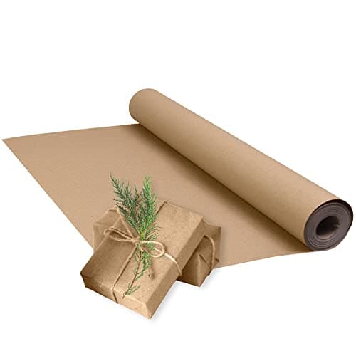Image of Triplast Brown ECO Kraft Paper (500mm x 20m) - Eco-Conscious & Recyclable - Multipurpose Wrapping Paper Roll with a Premium & Rustic Finish - Ideal for Gift Wrapping, Parcel Packing, Arts & Craft