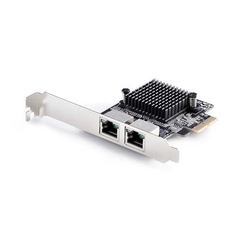 Image of StarTech.com 2-Port 5G Gigabit PCIe Network Adapter Card, PCI Express LAN Card, Realtek RTL8126, Windows and Linux, TAA