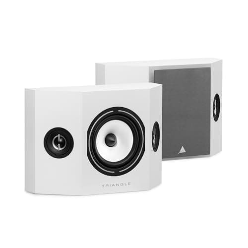 Image of Triangle - BOREA BRS1 Home Cinema Surround Speaker - Dipole/Bipol - 2-Way - Load Capacity 90W - 380 x 275 x 150 mm (White)