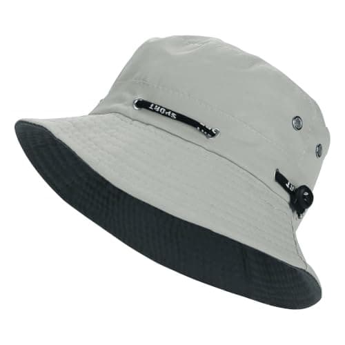 Image of ITODA Bucket Cap Wide Brim Sun Hat UPF50+ Summer Beach Hat Women Men Fishing Hats Sunbonnet Foldable Glacier Cap Lightweight Outdoor Sun Protection Hats for Fishing Hiking Traveling Vocation