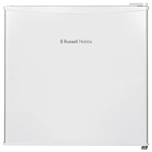 Image of Russell Hobbs Mini Freezer 31 Litre Capacity White Freestanding Table Top Small Freezer with Adjustable Feet, Removable Shelf & Reversible Door RHTTFZ0E1W
