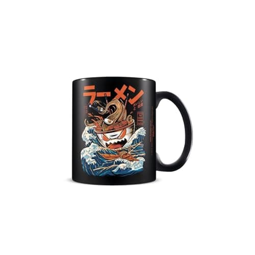 Image of Pyramid International Ilustrata (Great Ramen) Black Mug - 10Oz / 315Ml Ceramic Mug - One Size