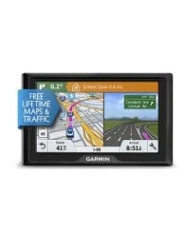 Image of Garmin Drive 51 LMT-S Fixed 5-inch TFT Touchscreen, 170.8g, black GPS navigator (12.7cm / 5 inches, 480 x 272 pixels, TFT, Horizontal, SSD, MicroSD (TransFlash)).