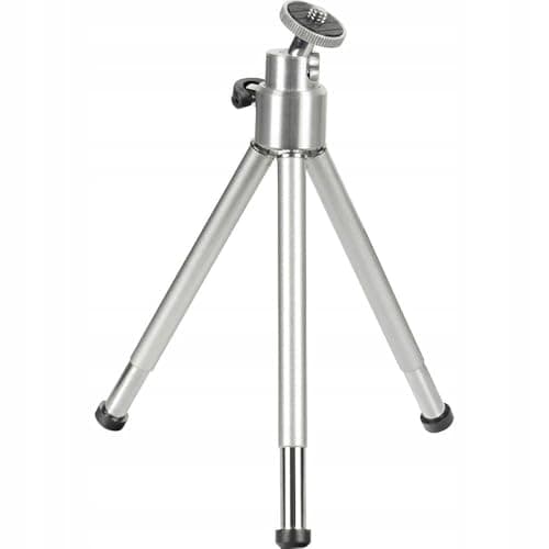 Image of Hama "Ball" Mini Tripod | Light Tripod with 14-21cm Height | Max Capacity of 300g | 3 way Ball Head | 1/4" Connection for DSLR and System Cameras | Silver