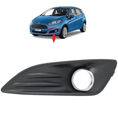 Image of BIAREN Front Bumper Lower Grill Fog Light Cover Trim Chrome Left For Ford Fiesta Mk7 (2013-2016) Facelift 1820622 C1BB15A299AA 1840419 C1BB15A299AB