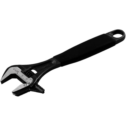Image of Bahco 9071P Reversible Jaw Black Ergo Adjustable Wrench, 200mm Length