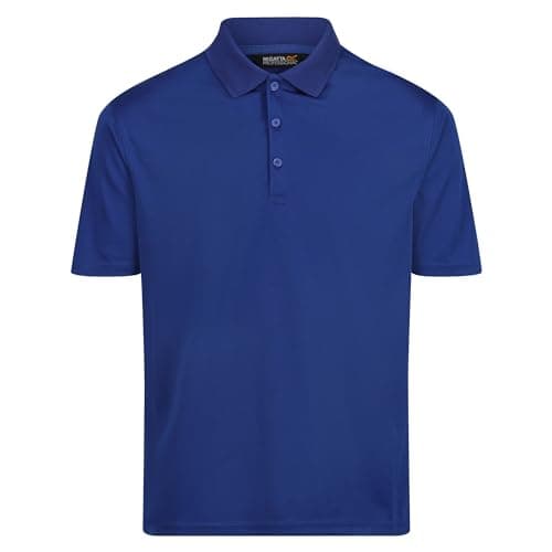 Image of Regatta Professional Mens Pro Wicking Short Sleeved Polo Shirt, New Royal, L EU