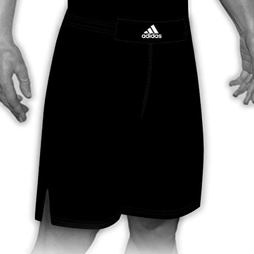 Image of adidas | aA202s | Stock Competition Shorts | Wrestling | Boxing | BJJ | MMA | Elite Athletes Choice! (Black, Youth Large)