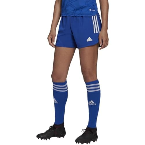 Image of adidas Women's Condivo 22 Match Day Shorts, Team Royal Blue/White, X-Large