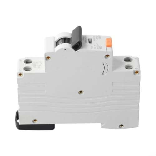 Image of FI/LS Switch 30mA Residual Current Circuit Breaker 16A 1P+N RCD, Fast Reaction Flame-Retardant Earth Fault Protection for Household & Industrial Electrical Panels