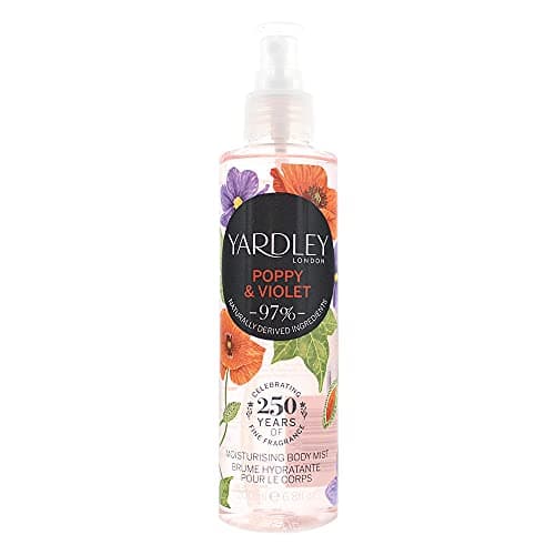 Image of Yardley London Poppy and Violet Fragrance Mist 200ml