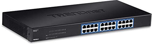 Image of TRENDnet 24-Port Unmanaged Gigabit 10/100/1000 Mbps GREENnet Metal Housing Switch, 48 Gbps Switching Fabric, Fanless, Rack Mountable, TEG-S24G