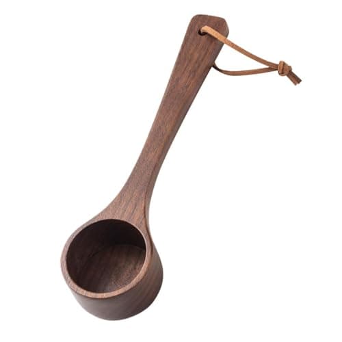 Image of Coffee Spoon - Professional | Wooden Spoon - Wooden Coffee Spoon For Beans Coffee Ground Kitchen Measuring Blade For Dosing And Serving Coffee Tea Natural Style Performance | 202