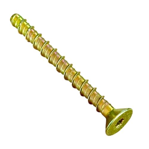 Image of M6 (6mm) MultiScrew Masonry Concrete Anchor Screw Bolts with Countersunk Head Torx Lightning Thunderbolt Ankerbolt (8, M6 x 100mm)