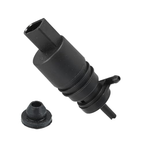 Image of Boxonly Windshield Washer Pump Motor 1J5955651 compatible with for Volkswagen, Audi, BMW, Skoda, Mercedes-Benz replacement unit 1 piece plastic C230 CLK320 ML320 M5 Z4 Passat Beetle OEM fit