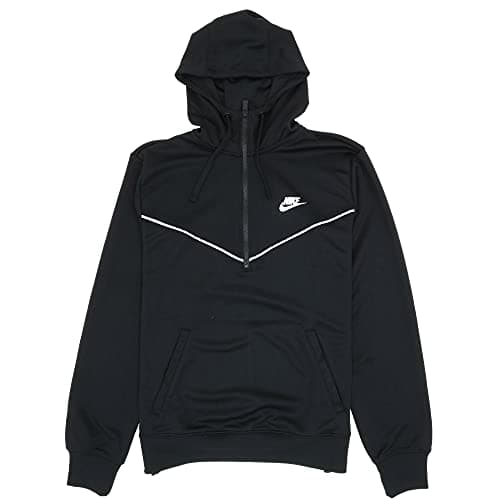 Image of Nike DD3773-010 M NSW REPEAT PK HZ HOODIE Sweat mens black/black/(white) L