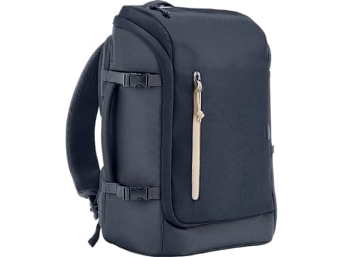 Image of HP Laptop Backpack | for 15.6 Inch Laptops | 25L (Not Extended)/30L (Extended) | Water Resistant | Unisex | 860g | Lockable Zippers | Reflective Material | RFID Compartment | Blue