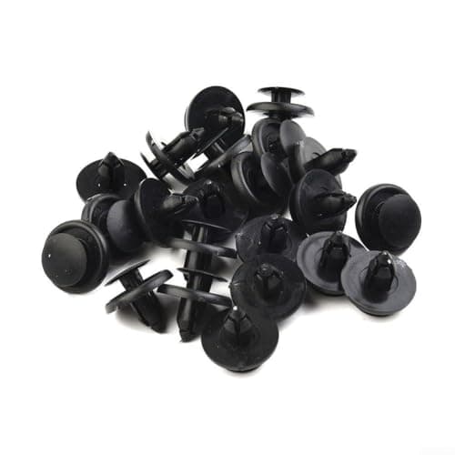Image of 30 PCS Automotive Plastic Rivet Fasteners Fit 7mm Hole Diameter, Thread Screw Expansion Type for Bumper and Door Panel Installation