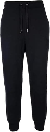 Image of COSHAL® Cuffed Jogger Kids Athletic Jogger Sweatpants Boys Girls Fleece Jogging Bottoms Kids Sports PE Joggers Children Unisex Fleece Trousers Classic Bottom Cuff Joggers 11-12 Black