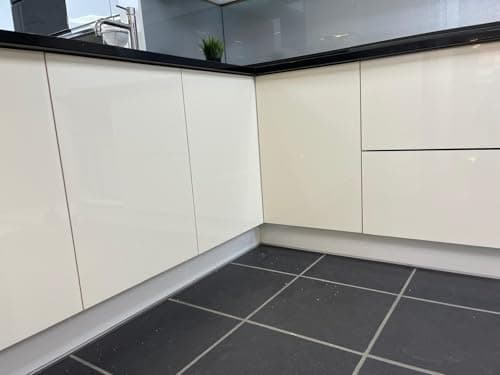 Image of Top Living MCR Cream Gloss MDF Replacement Kitchen Doors Drawers (570 X 496mm Door)
