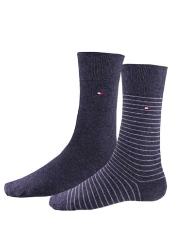 Image of Tommy Hilfiger Mens Classic CLSSC SOCK, Anthracit, 9-11 UK