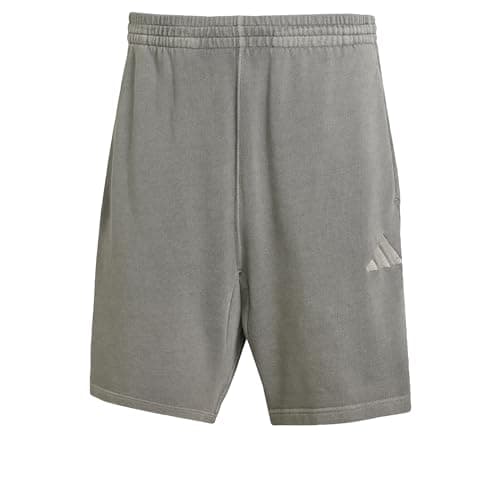 Image of adidas Men's All SZN French Terry Washed 8 Inch Shorts, Black, XS