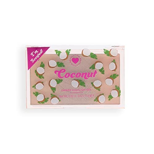Image of I Heart Revolution Makeup Blush, Pressed Powder Blusher, Highly Pigmented, Vegan & Cruelty-Free, Coconut Ombre, 15g