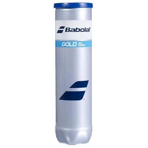 Image of Babolat Gold All Court X4 Balls, Adults, Unisex, Yellow (Black), One Size