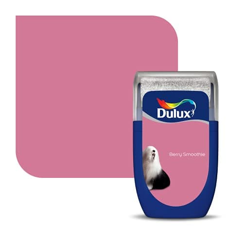 Image of Dulux Walls & Ceilings Tester Paint, Berry Smoothie, 30 ml
