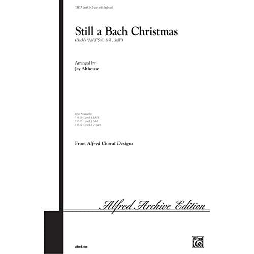 Image of Johann Sebastian Bach: Still A Bach Christmas 2Z/P.: 2-Part Choir: Vocal Score