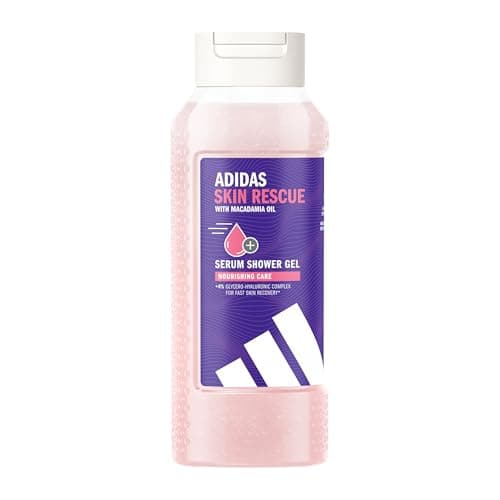Image of adidas Active Skin & Mind Skin Rescue Shower Gel for Women, Moisturising Body Care for Fast Skin Recovery, 250 ml