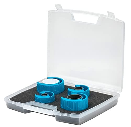Image of OX Pro PolyZip 4 Piece Cutter Set (15, 22, 35, 42mm), Blue