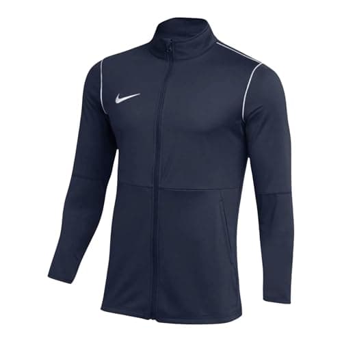 Image of Nike FJ3022-451 M NK DF PARK20 TRK JKT K R Jacket Men's OBSIDIAN/WHITE/WHITE Size L