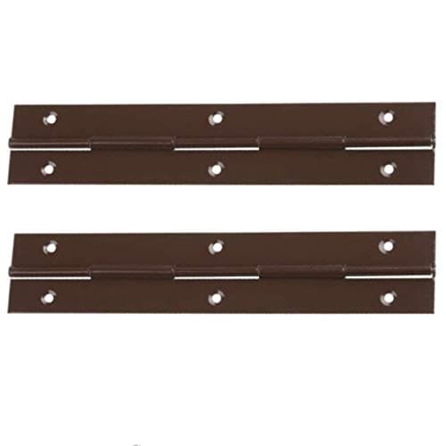 Image of BMF Direct 2 x 1m Continuous Steel Piano Hinge - Multicolour with Holes
