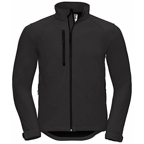 Image of Russell Mens Water Resistant & Windproof Softshell Jacket (L) (Black)