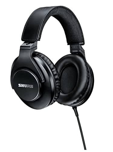Image of Shure SRH440A Over-Ear Wired Headphones for Monitoring & Recording, Professional Studio Grade, Enhanced Frequency Response, Work with All Audio Devices, Adjustable & Collapsible Design - 2022 Version